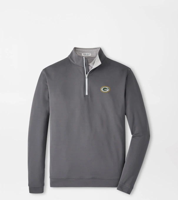 Green Bay Packers Perth Performance Quarter-Zip in Iron
