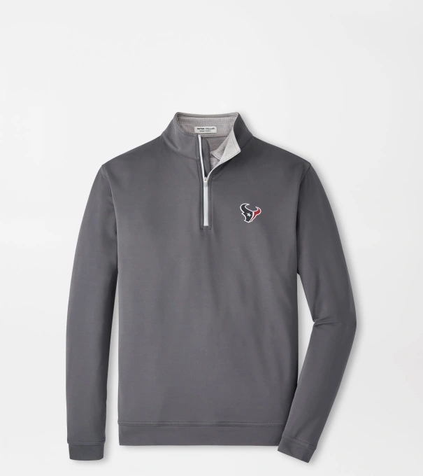 Houston Texans Perth Performance Quarter-Zip in Iron