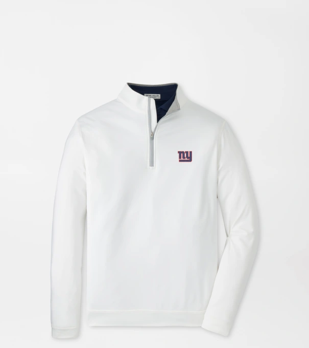 New York Giants Perth Performance Quarter-Zip in White