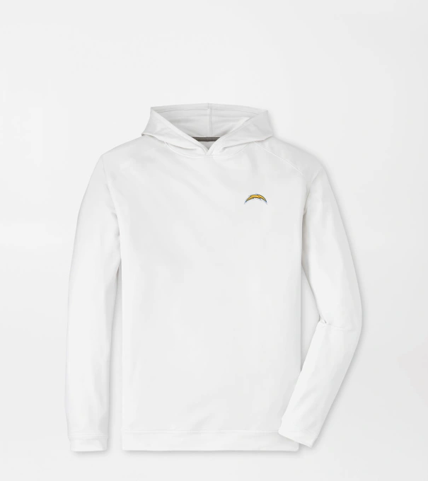 Los Angeles Chargers Pine Performance Hoodie in White