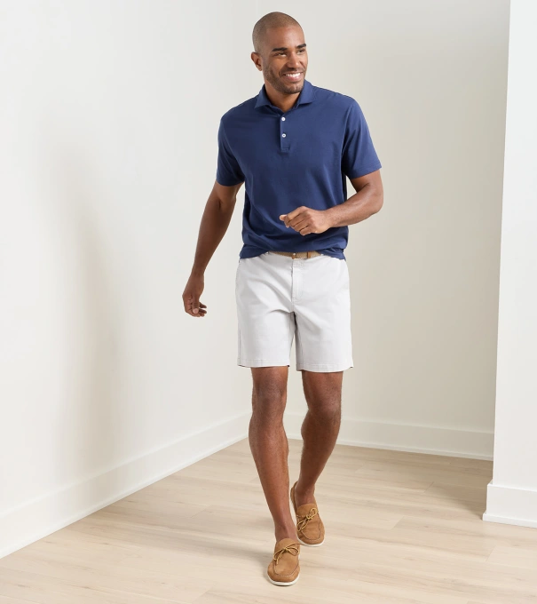 Coronado Flat Front Short in British Grey