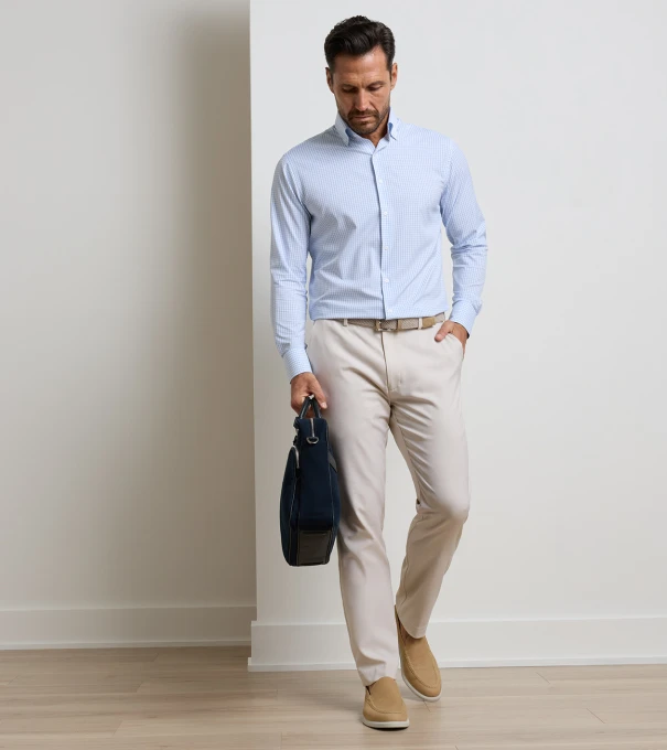 Charlotte Performance Trouser in Stone