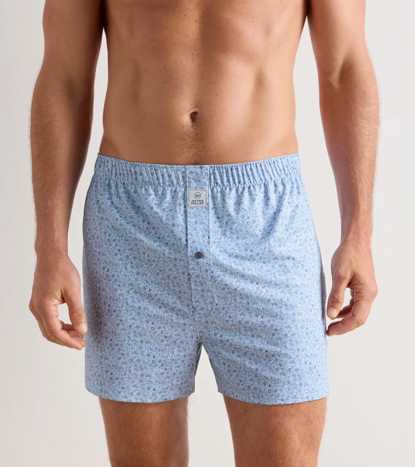 Parker Performance Boxer Short in Stream Blue