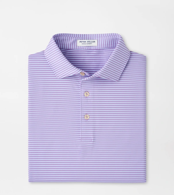Hales Performance Jersey Polo in PURPLE IRIS