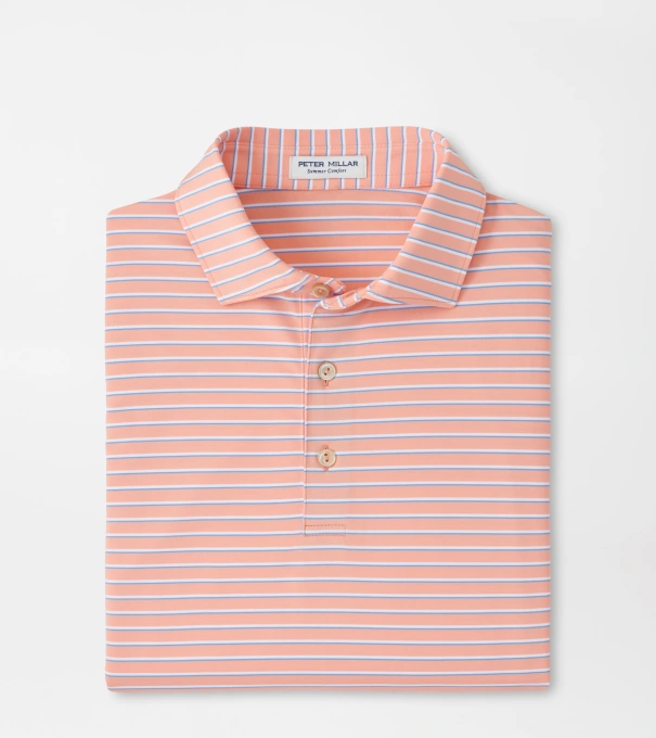 Dunnes Performance Jersey Polo in SUMMER APRICOT