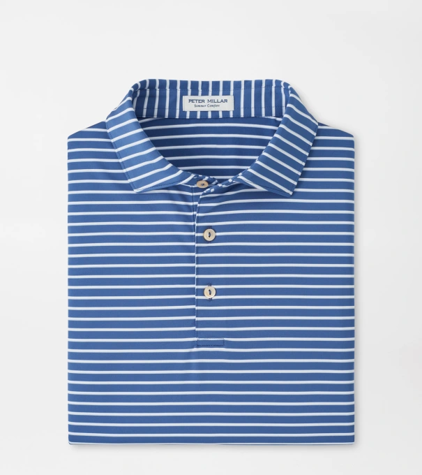 Dunnes Performance Jersey Polo in Windsor Blue