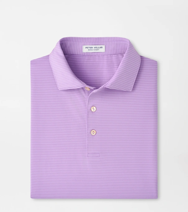Highlands Performance Jersey Polo in PURPLE IRIS