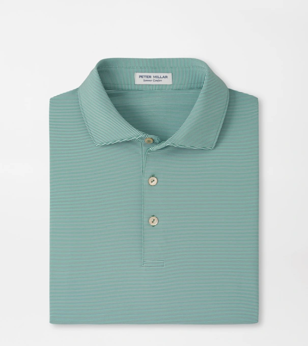 Jubilee Performance Jersey Polo in SNOW PEA