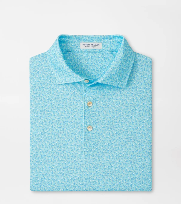 Jellyfish Performance Jersey Polo in Clearwater