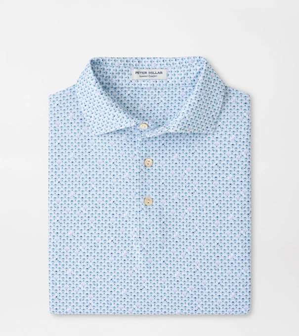 Flock Performance Jersey Polo in White