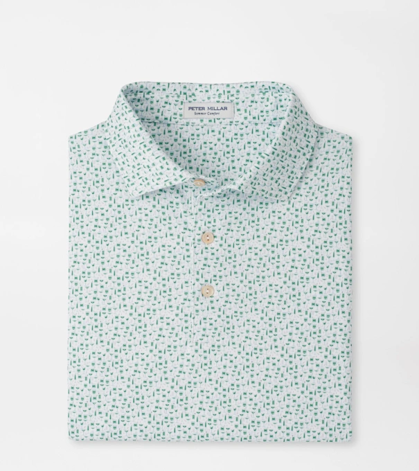 Cheers Performance Jersey Polo in White