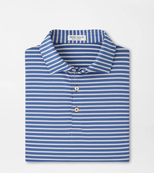 Ashford Performance Jersey Polo in Windsor Blue