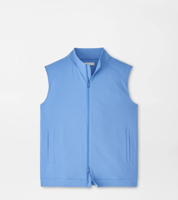 Cradle Piqu&eacute; Performance Full-Zip Vest in BLUEBIRD