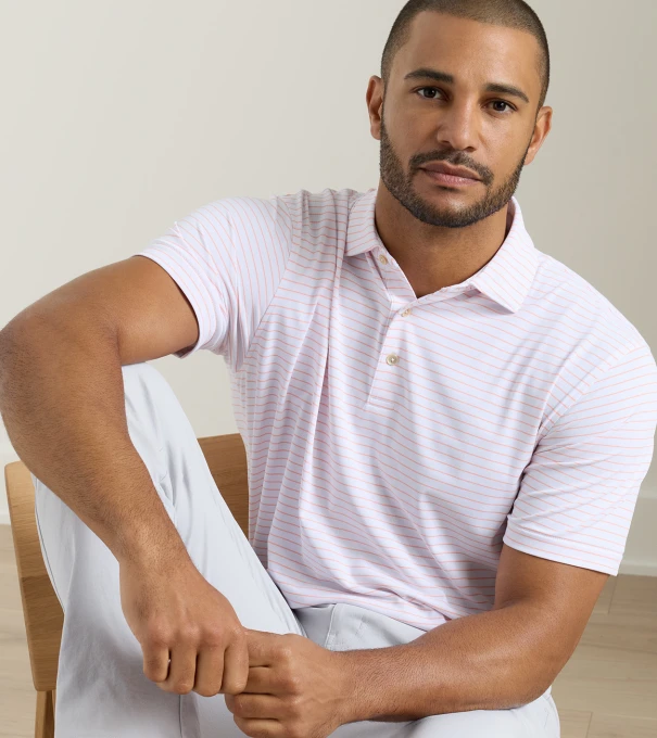 Winston Performance Mesh Polo in White