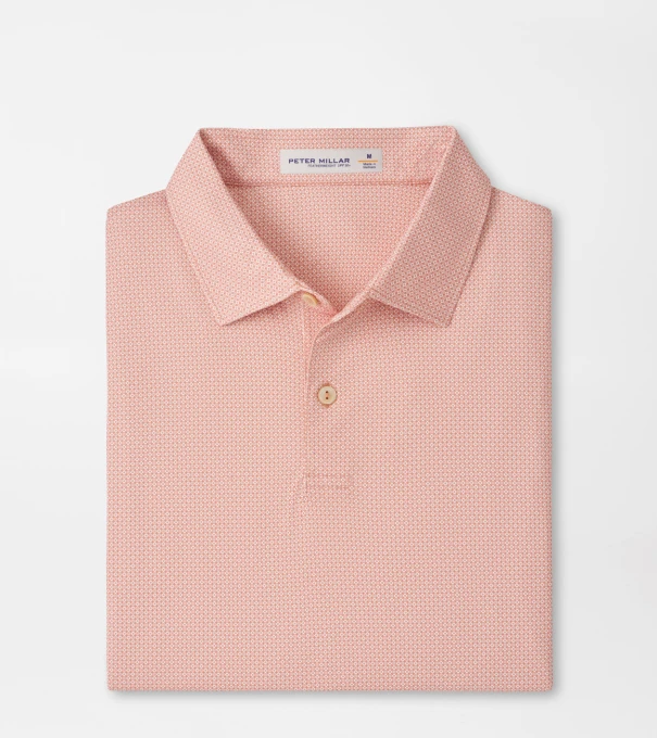 Featherweight Parke Performance Polo in VENETIAN PINK