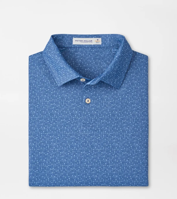 Featherweight Headcovers Performance Polo in Windsor Blue