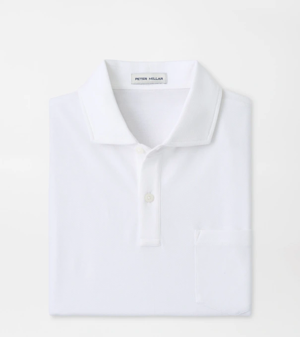 Everyday Piqu&eacute; Polo in White