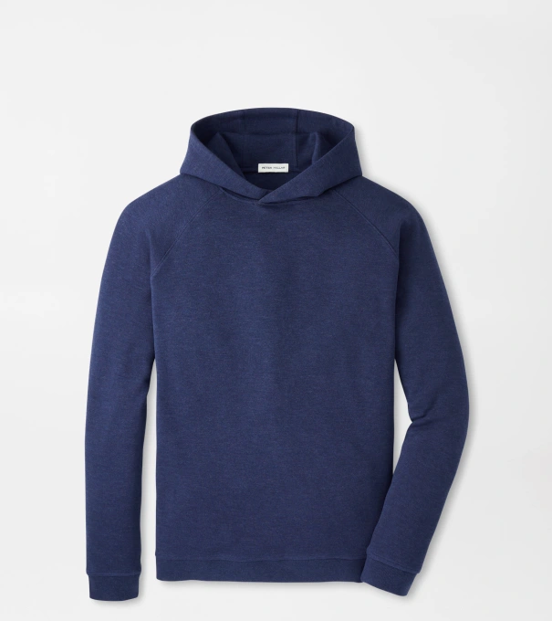 Crown Comfort Knit Hoodie in Navy