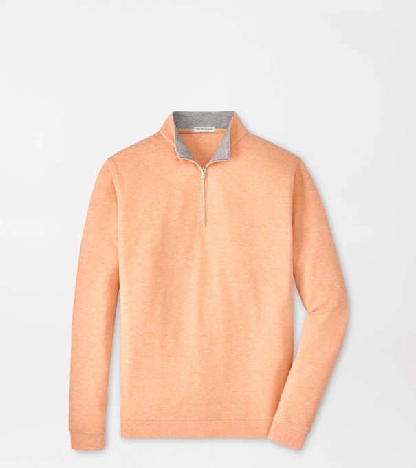 Crown Comfort Quarter-Zip Pullover in COSMIC PEACH