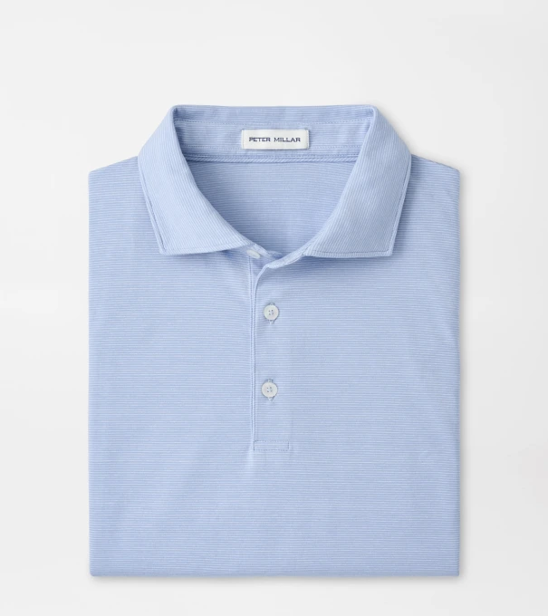 Ryles Crown Flex Cotton Polo in CLOUDY BLUE