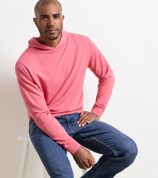 Oasis Pullover Hoodie in Chili Red