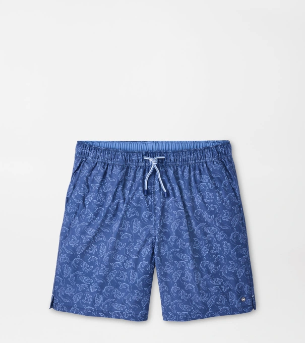 Pond Wander Swim Trunk in Windsor Blue