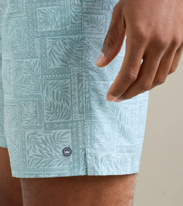 Seaside Shade Swim Trunk in Willow