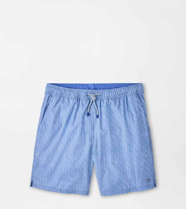 Clifton Swim Trunk in Dusk Blue