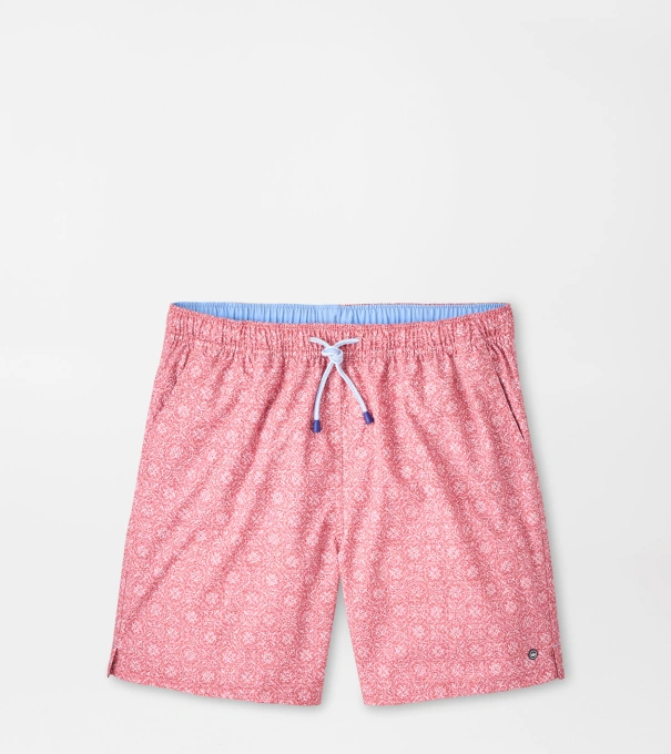 Knox Swim Trunk in RED PEAR
