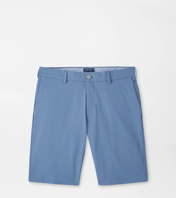 Matlock Seersucker Performance Short in STORM