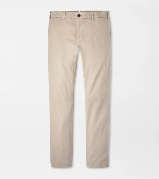 Somerset Flat Front Trouser in Khaki