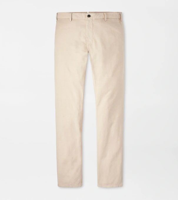 Somerset Flat Front Trouser in Sand