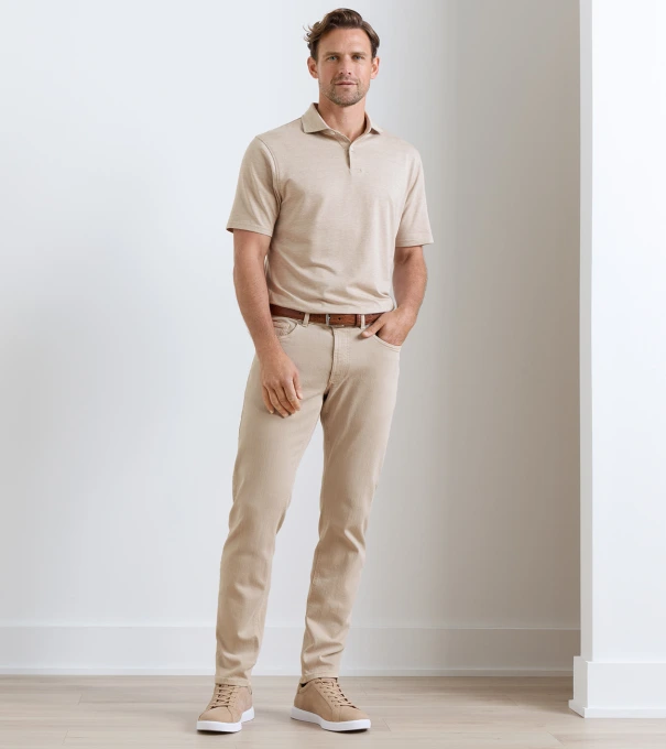 Fairfield Garment Dyed Denim in TRUFFLE