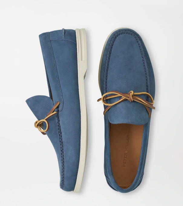 Excursionist Nubuck Boat Shoe in KING BLUE