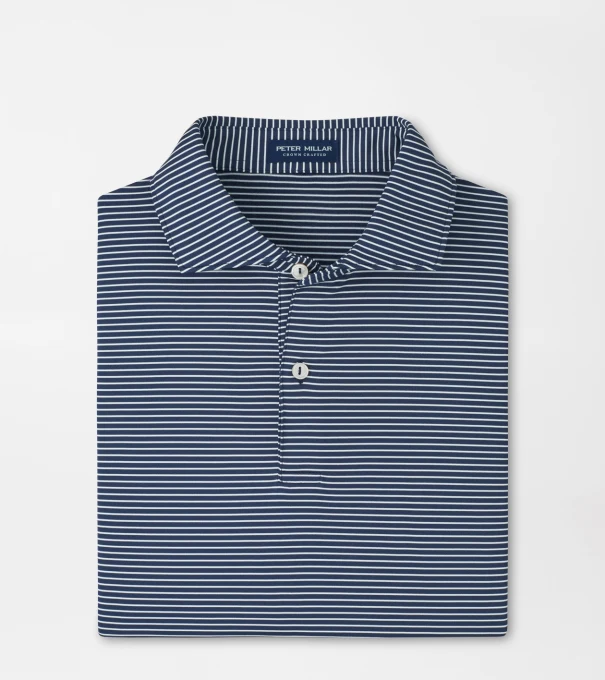 Ballad Performance Jersey Polo in Navy