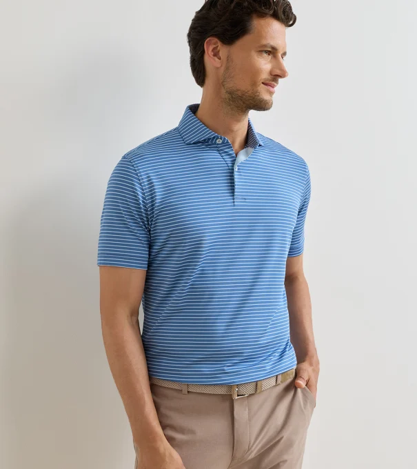 Keynote Performance Jersey Polo in STORM