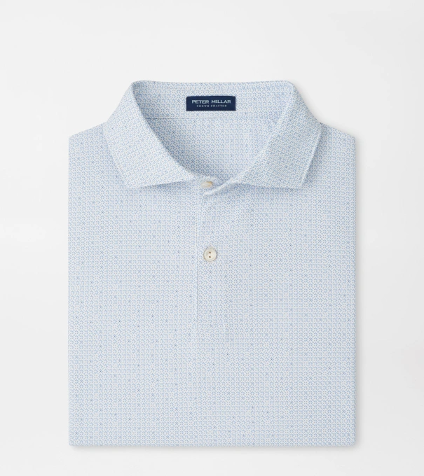 Alder Performance Jersey Polo in White