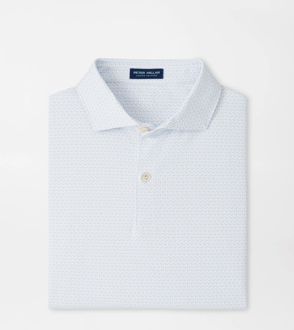 Briar Performance Jersey Polo in White
