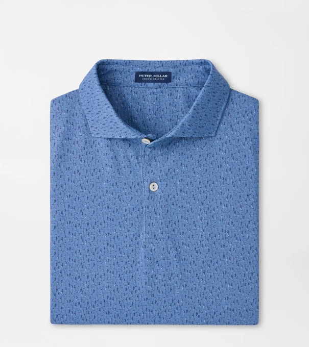 Jazz Club Performance Jersey Polo in STORM