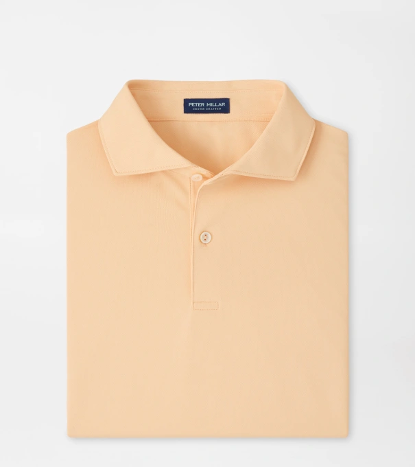 Soul Performance Mesh Polo in LIGHT ORANGE SORBET