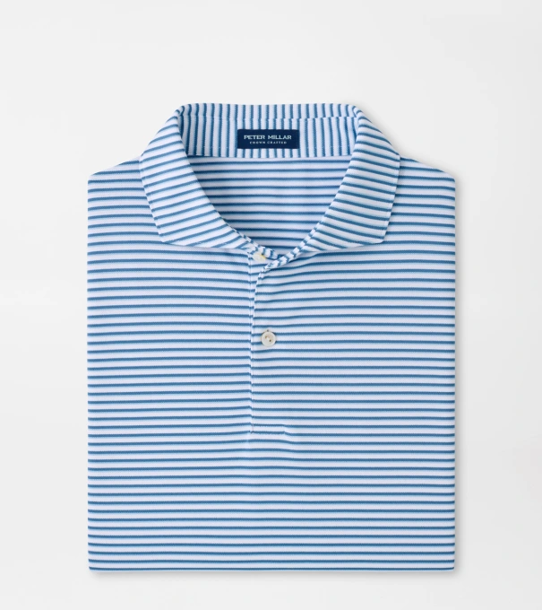 Tempo Performance Mesh Polo in WHITE/STORM