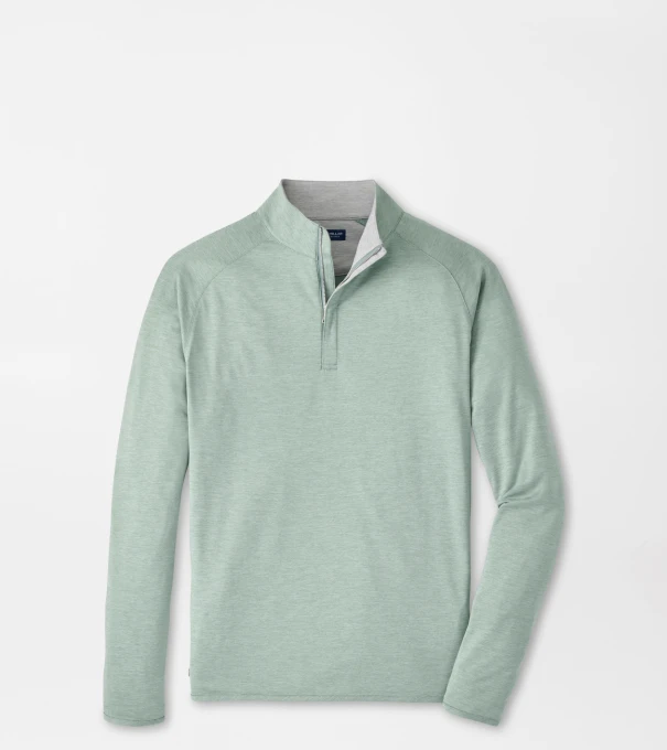 Stealth Performance Quarter-Zip in Willow