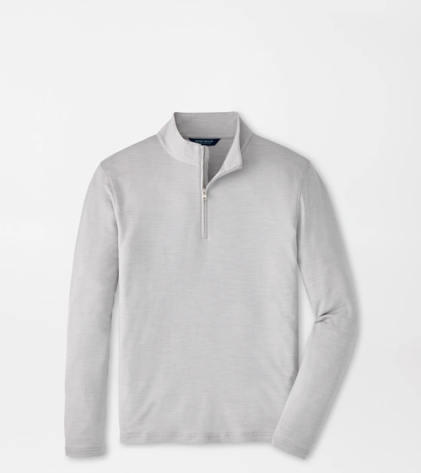 Excursionist Flex Knit Quarter-Zip in GREY HEATHER