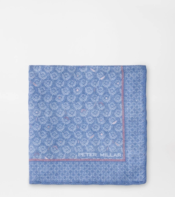 Bedford Pocket Square in Dusk Blue