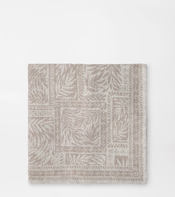 Rivera Pocket Square in TRUFFLE