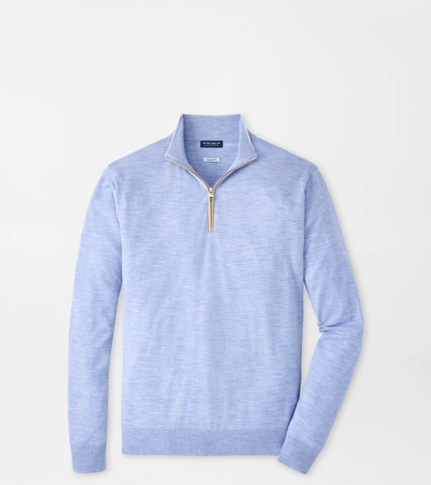 Excursionist Flex Quarter-Zip Sweater in IRIS MIST