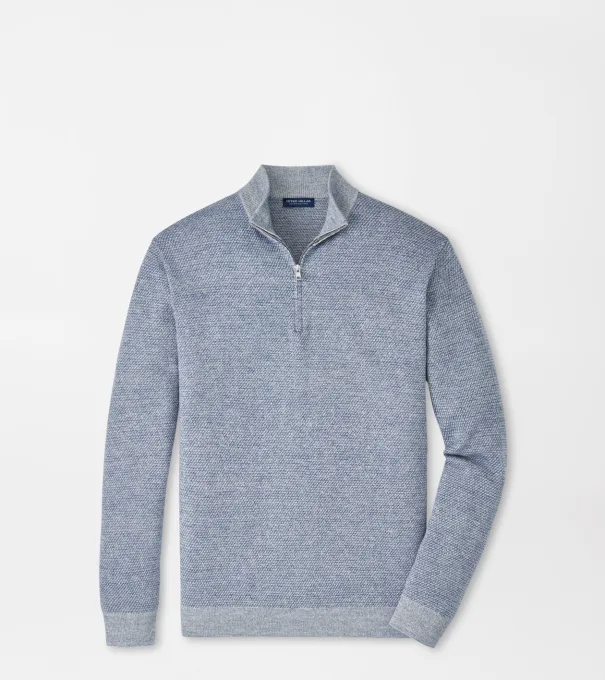 Barlow Quarter-Zip Sweater in STORM