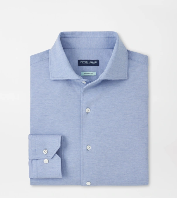 Excursionist Flex Solid Sport Shirt in Dusk Blue