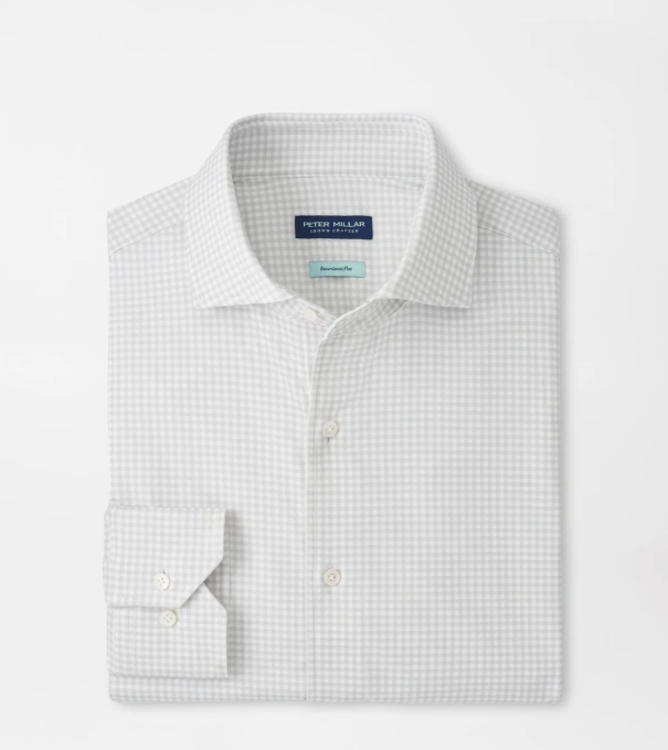 Excursionist Flex Gingham Shirt in British Grey