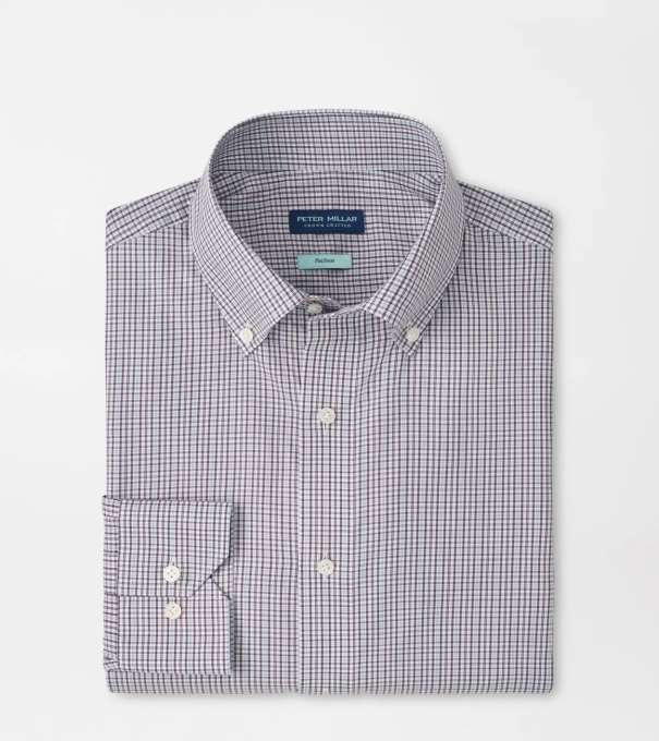 Marco Cotton Sport Shirt in PURPLE FIG